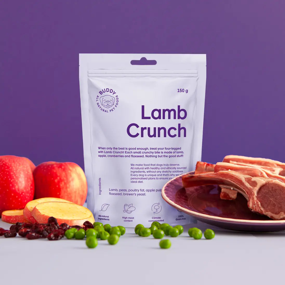 Buddy Pet Foods - Crunchy Lam Snack