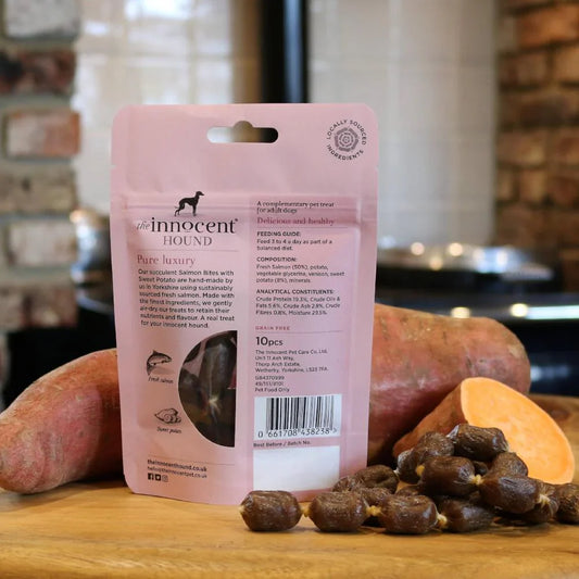 The Innocent Hound - Zalm Bites Met Zoete Aardappel
