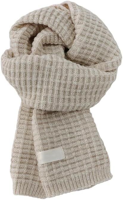 FGSS Unisex-Classic-Winter-Scarf Warm Soft Knit Wrap Scarves for Men Women